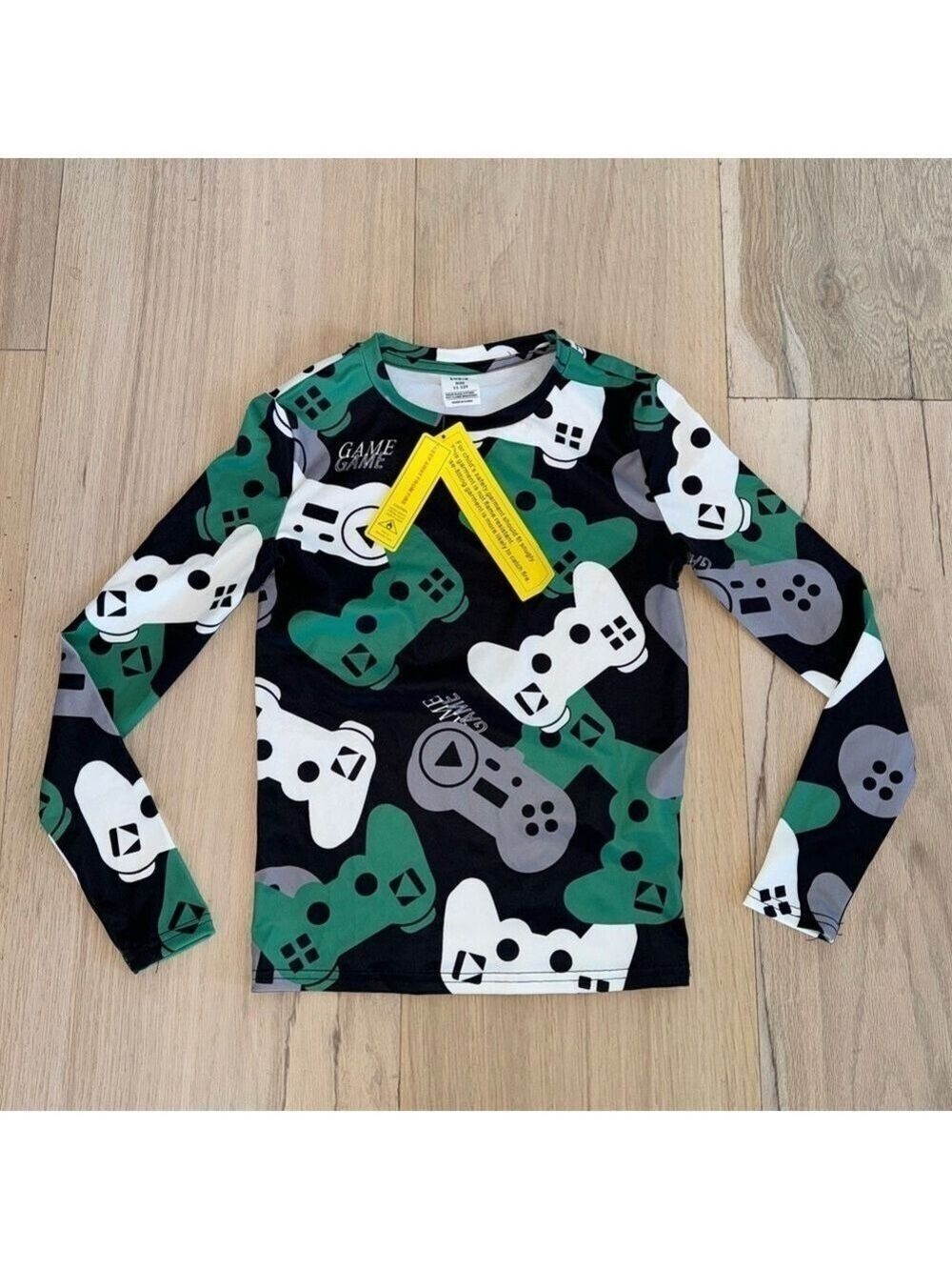SHEIN Long Sleeve Shirt Size Youth 11-12 Years NWT
